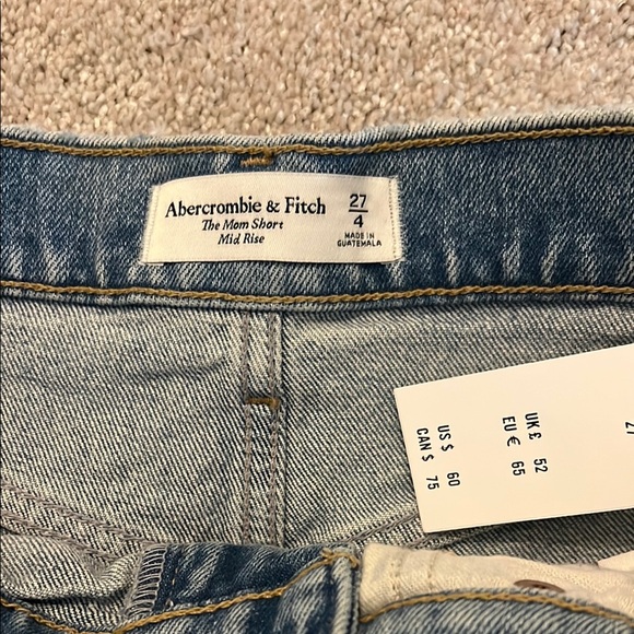 Abercrombie & Fitch Women's Blue Denim Shorts 27 - Picture 2 of 4